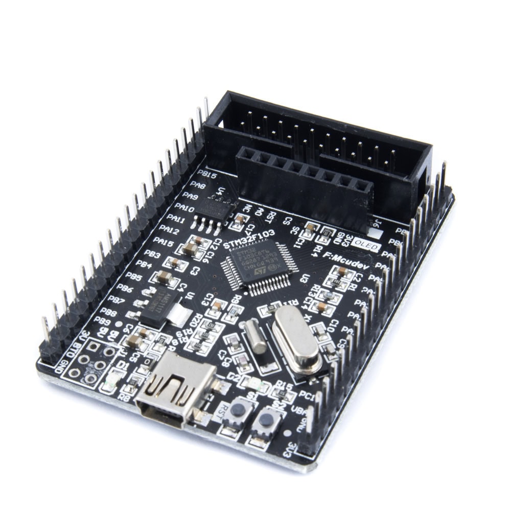 Płytka z mikrokontrolerem STM32F103C8T6 rozszerzona - Sklep msalamon