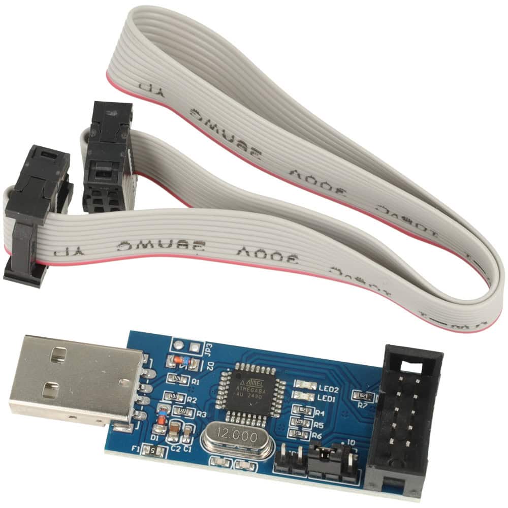 Programator USBASP dla AVR + taśma - Sklep msalamon