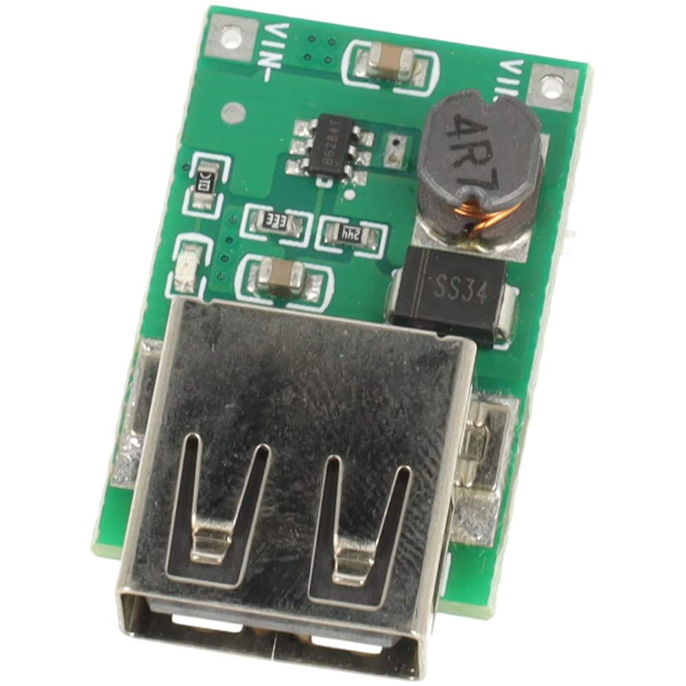 Mini przetwornica step-up 2-5V do 5V 1200MA - Sklep msalamon