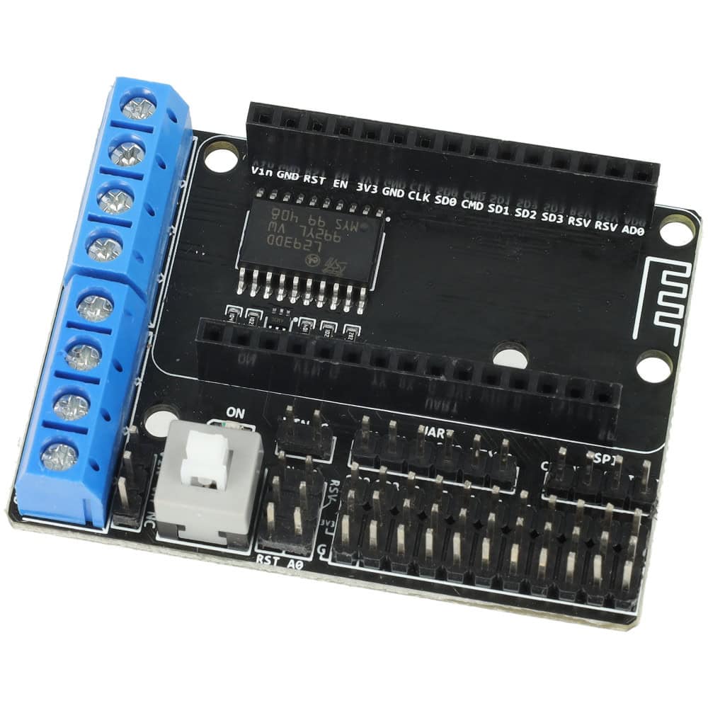 Motor Shield kompatybilny z ESP8266 NodeMCU v3 L293D adapter - Sklep msalamon
