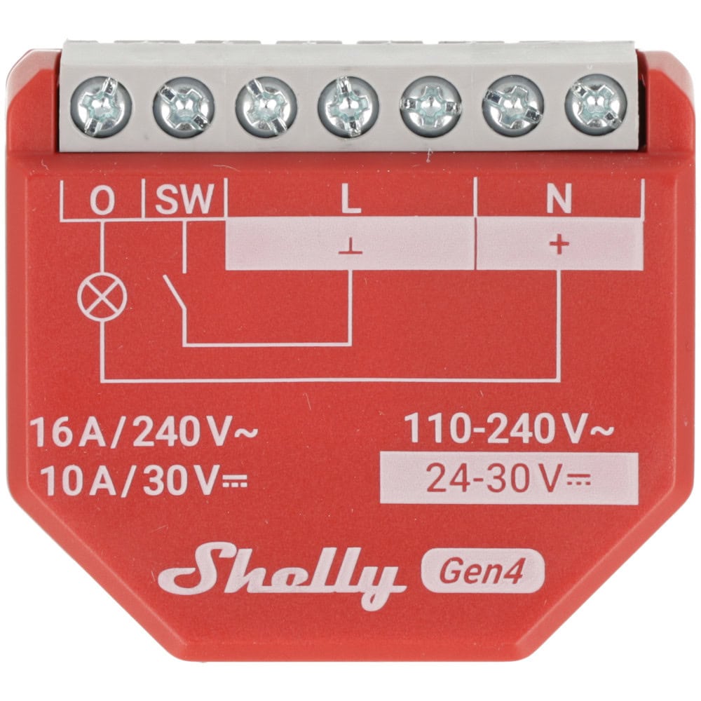 Sterownik Shelly 1 PM Gen4 Zigbee/Matter - Sklep msalamon