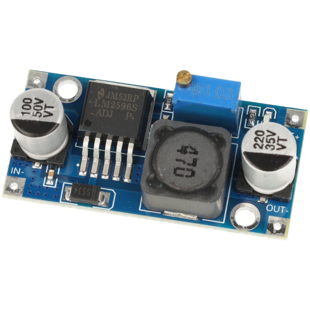 Przetwornica step-down LM2596 3 A DC-DC - Sklep msalamon