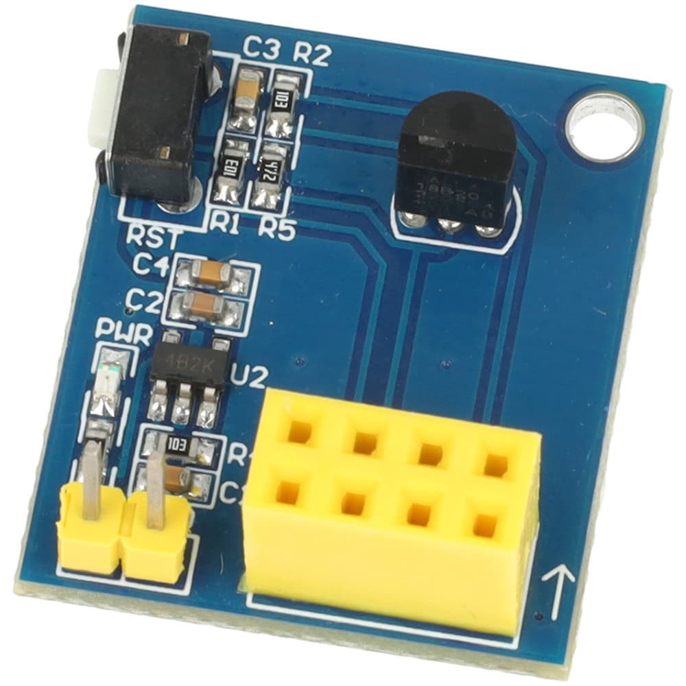 DS18B20 czujnik temperatury z adapterem do ESP01S - Sklep msalamon