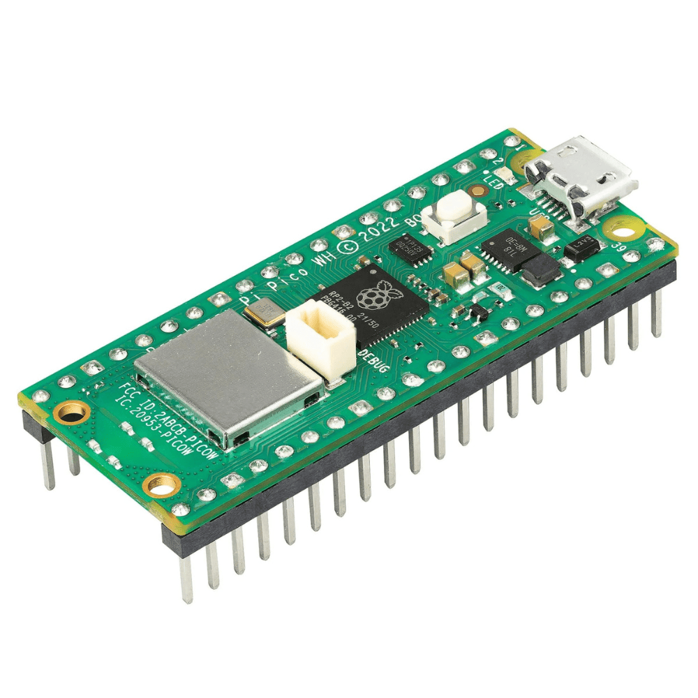 Raspberry Pi Pico WH RP2040 WiFi ze złączami - Sklep msalamon