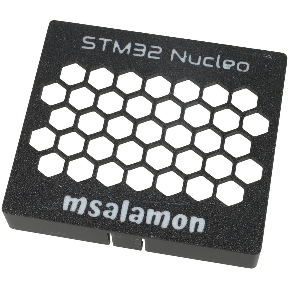Obudowa do STM32 Nucleo-64 Czarna - Sklep msalamon