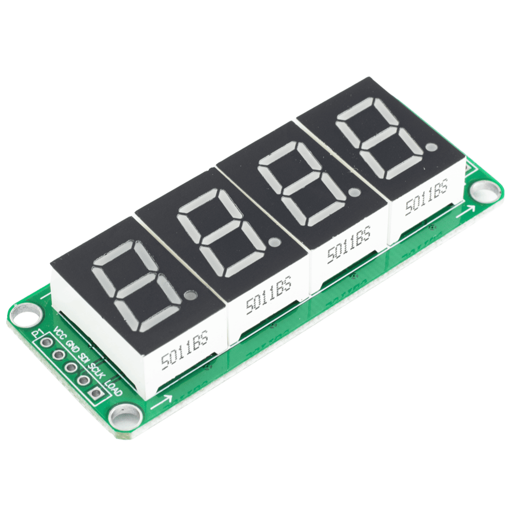 Wyświetlacz LED 4 cyfry HC595 - Sklep msalamon