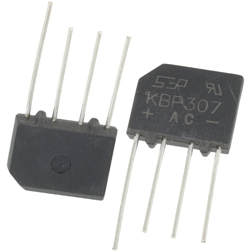 Mostek prostowniczy 3A 700V KBP307 - Sklep msalamon