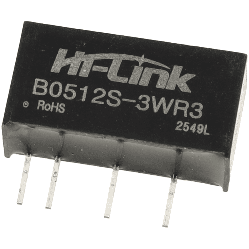 Przetwornica Hi-Link B0512S-3WR3 5 V DC / 12 V dc - 3 W - Sklep msalamon