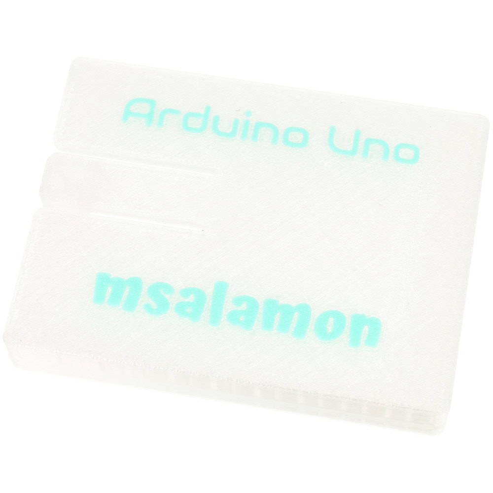 Obudowa do Arduino UNO Transparentno-miętowa - Sklep msalamon