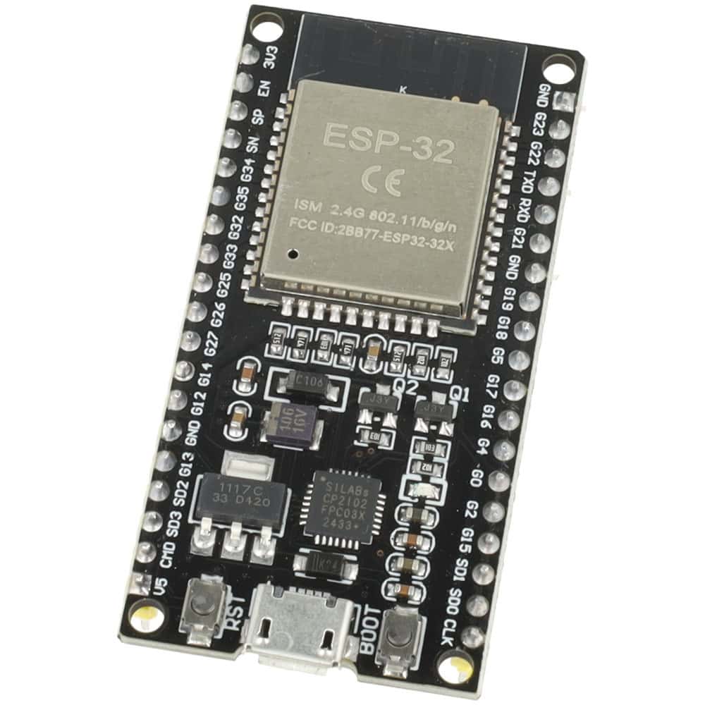 ESP32 płytka z ESP-WROOM-32 38-pin z układem CP2102 - Sklep msalamon