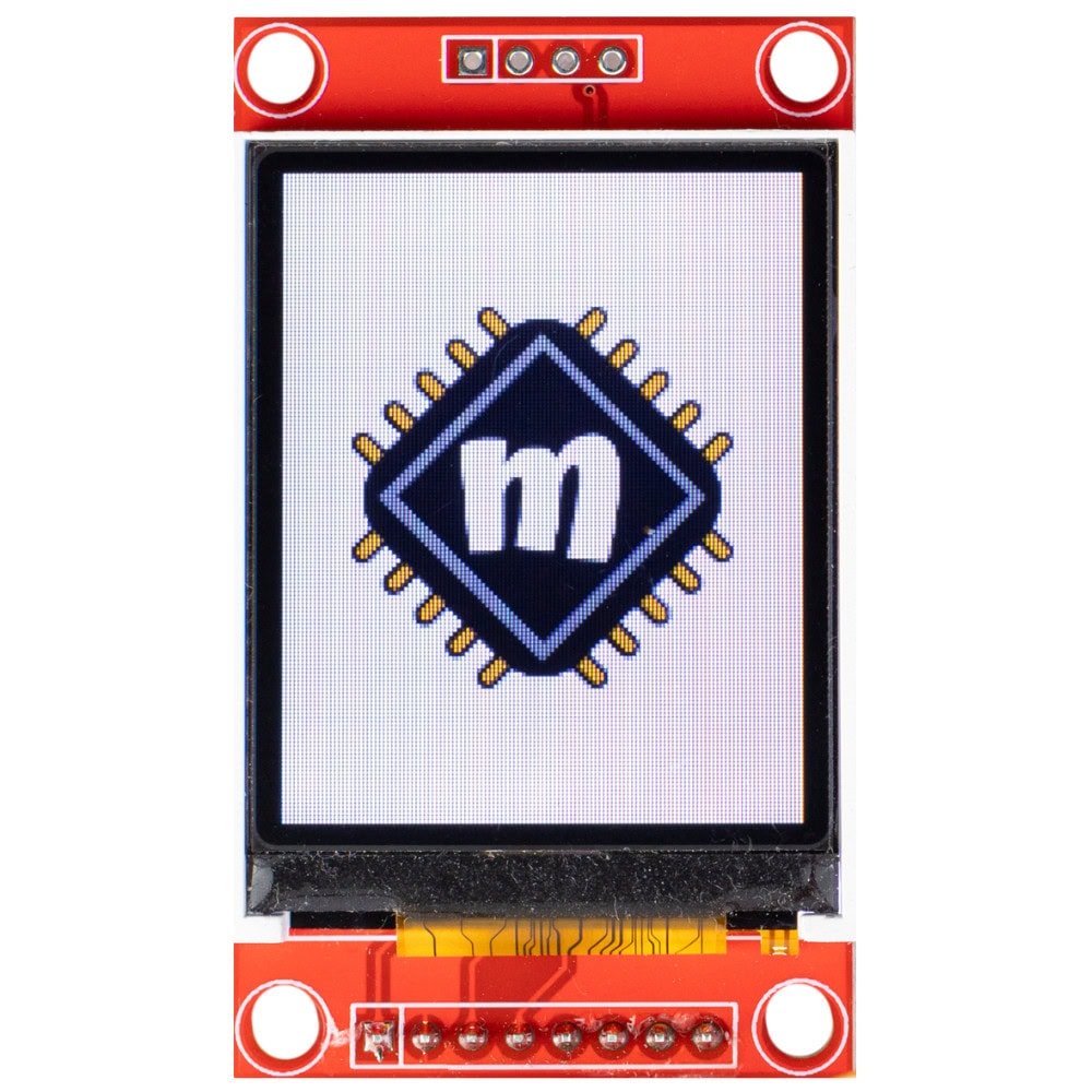 Wyświetlacz graficzny LCD TFT 1,8" 128x160px z czytnikiem SD - Sklep msalamon