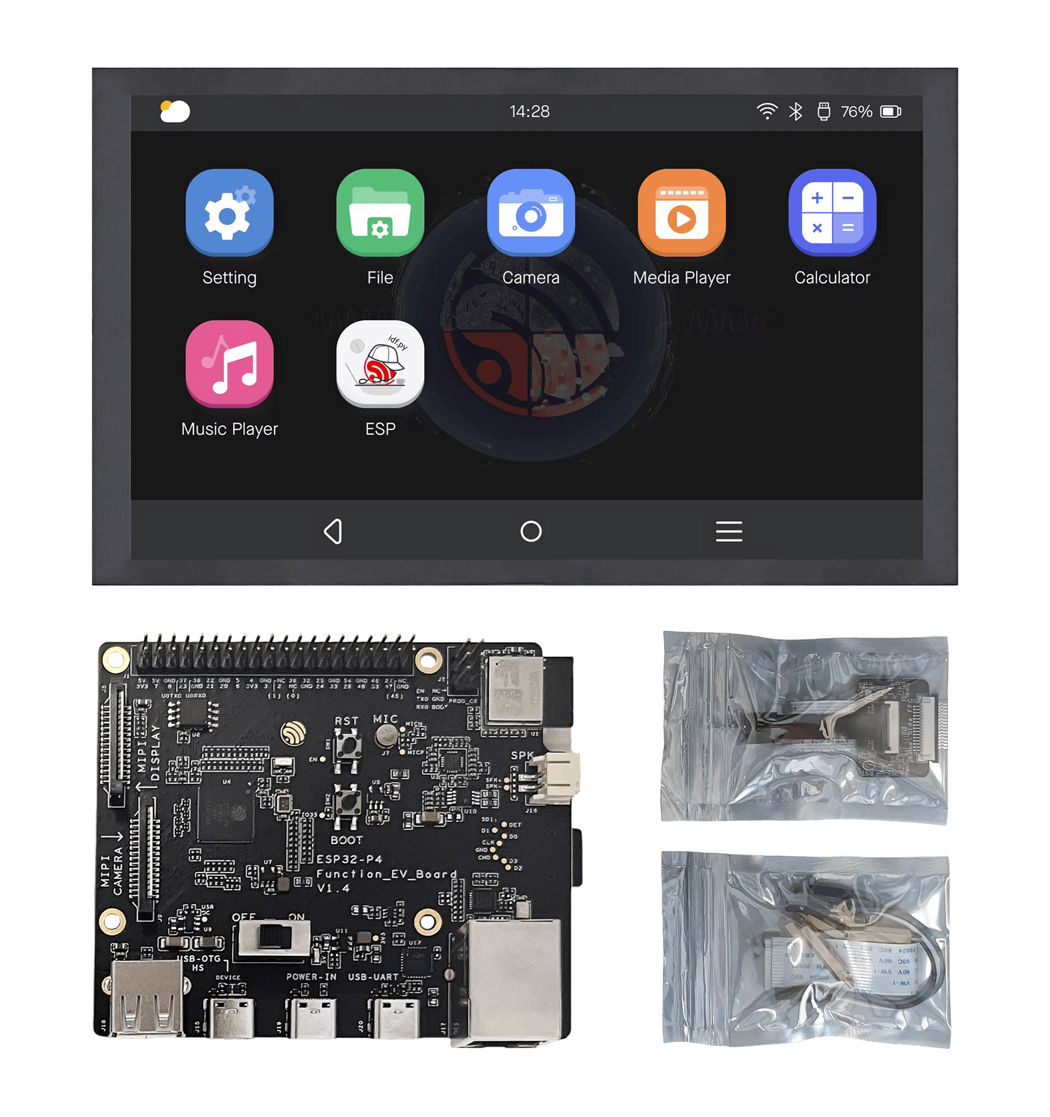 Espressif ESP32-P4-Function-EV-Board 7" TFT - Sklep msalamon