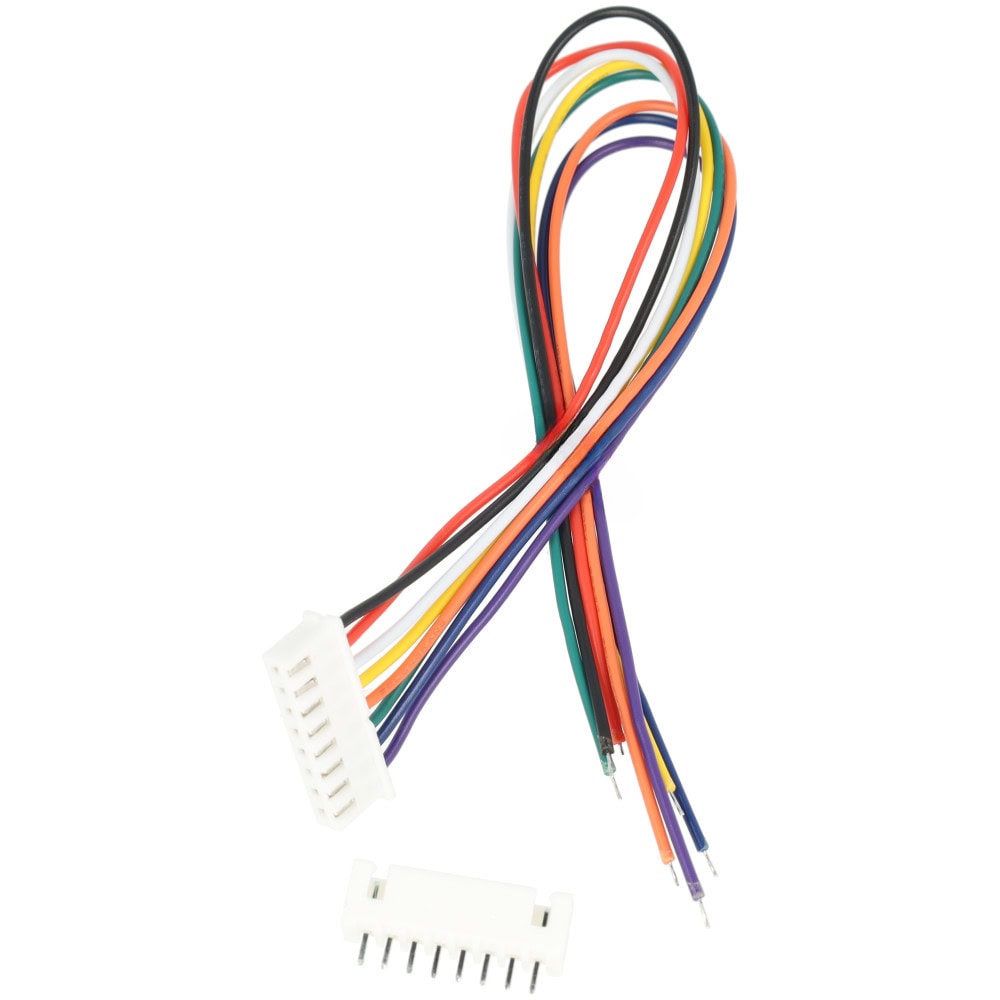 Przewód + Gniazdo JST-XH 2,54mm 20cm 8 Pin - Sklep msalamon