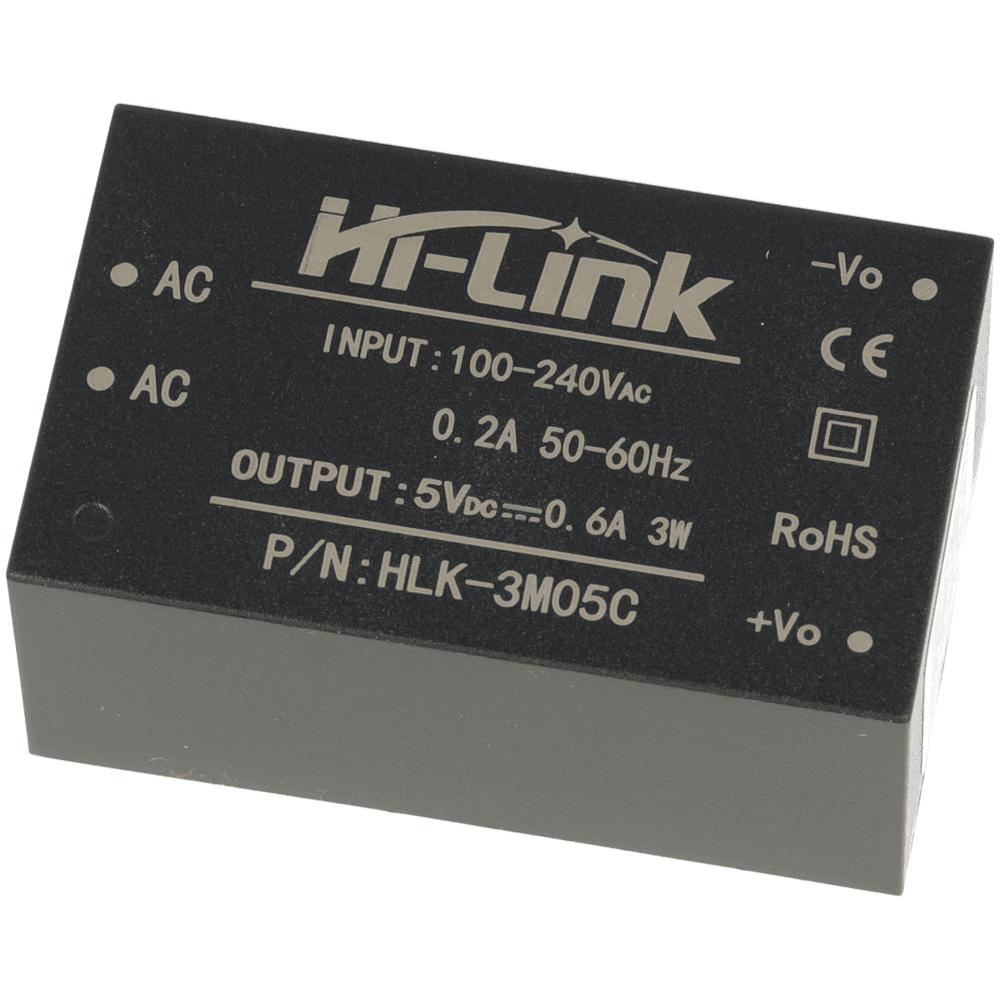 Zasilacz Hi-Link HLK-3M05C 85–265 V AC / 5V DC - 3W - Sklep msalamon