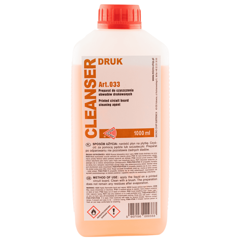 Cleanser Druk 1l. MICROCHIP ART.033 - Sklep msalamon