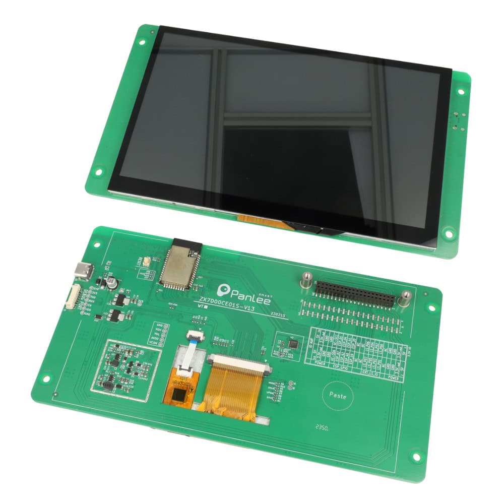 ESP32 LVGL TFT 7" 800x480 z panelem dotykowym pojemnościowym - Sklep msalamon