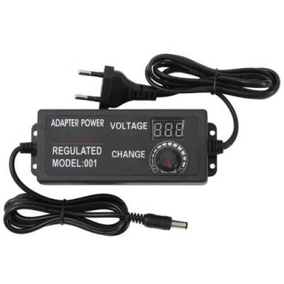 ZY-009 3-24V 2A Ayarlı Adaptör - 5.5x2.5mm Çıkışlı