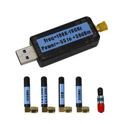 USB RF Güç Ölçer V3.0 100K-10GHz Ekranlı RF Power Meter