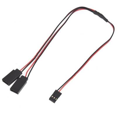 Y Tipi Servo Kablosu 30cm - 1JR Erkek 2 Futaba Dişi