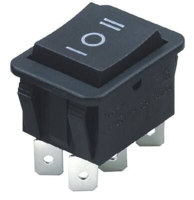 KCD4 ON-OFF-ON Anahtar 6-Pin