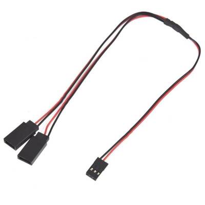 Y Tipi Servo Kablosu 60cm - 1JR Erkek 2 Futaba Dişi