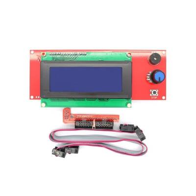 RepRap Ramps 1.4 Uyumlu 4x20 LCD Ekran Kiti - Smart Controller