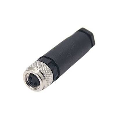 M8 4 Pin Dişi Konnektör