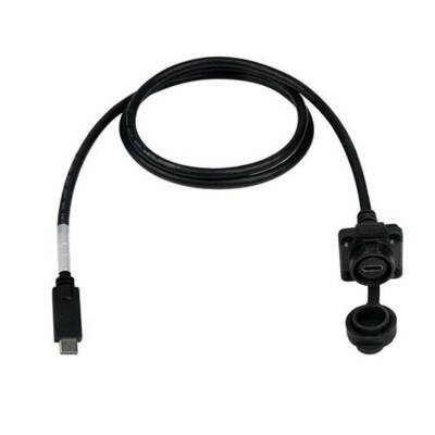 LP16-TYPEC-MP-FS-0D5M-002 Su Geçirmez Type C 3.1 Dişi Panel Tip Konnektör - 0.5M Kablo