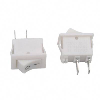 KCD11 Mini On-Off Anahtar - Beyaz