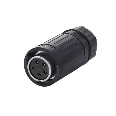 YA-20-J05PE-01-001 5-Pin Su Geçirmez Konnektör - Dişi