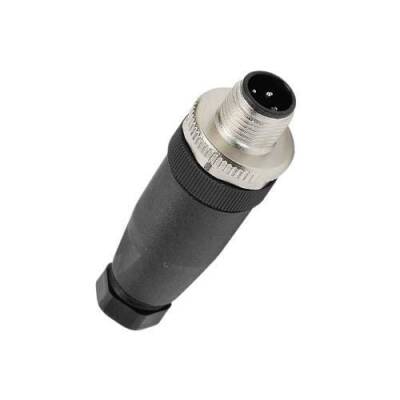 M12 4 Pin Erkek Konnektör