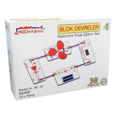 Blok Devreler Elektronik Eğitim Seti - 30 Proje