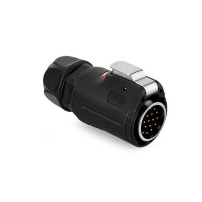 LP-24-C19PE-01-001 19-Pin Su Geçirmez Konnektör - Erkek