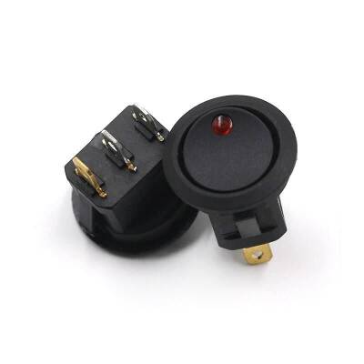 KCD1 Kırmızı Nokta Işıklı On-Off Anahtar 12V
