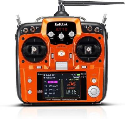 Radiolink AT10II 2.4GHz 12 Kanal Kumanda ve R12DS Alıcı