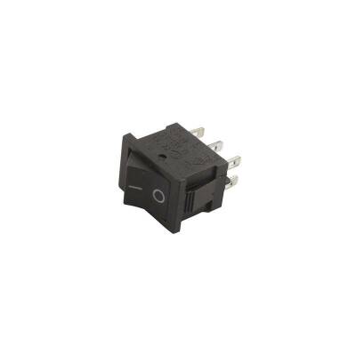 KCD1 On/Off Anahtar 6 Pin - Siyah