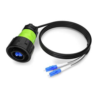 YM24-F0-LC-LC-0D5M-001 Su Geçirmez Fiber Optik Konnektör - Erkek