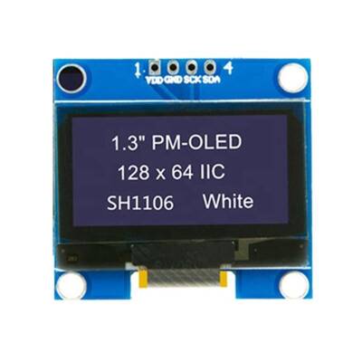 1.3'' 128X64 OLED Ekran Beyaz GME12864-80