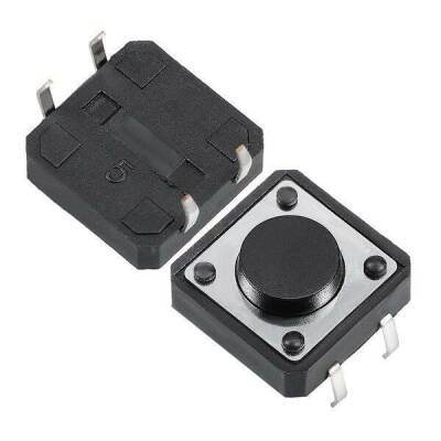 12x12x5mm 4 Pinli Push Buton - Tact Switch