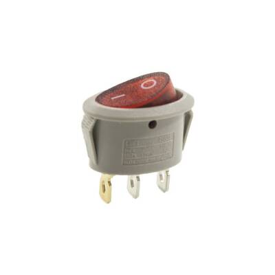 RS601 Oval Işıklı On/Off Anahtar 3 Pin