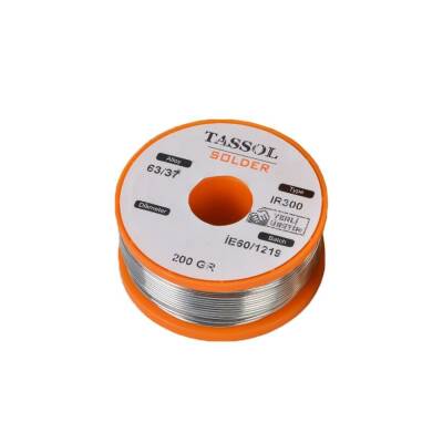 Tassol 1.2 mm 200gr Lehim Teli (%63 Kalay / %37 Kurşun)