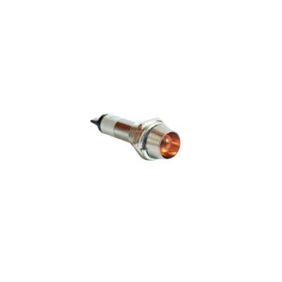 8mm 24V Metal Sinyal Lambası - Sarı