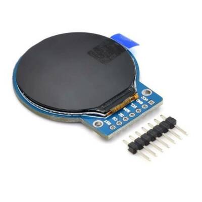GC9A01 1.28'' 240x240 Oled Grafik Lcd Ekran - Yuvarlak PCB