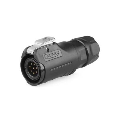 LP-12-C08PE-02-001 8-Pin Su Geçirmez Konnektör - Erkek