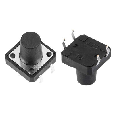 12x12x10.5mm 4 Pinli Push Buton - Tact Switch