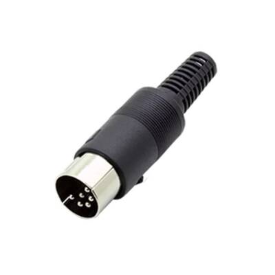 6 Pin Erkek DIN Konnektör