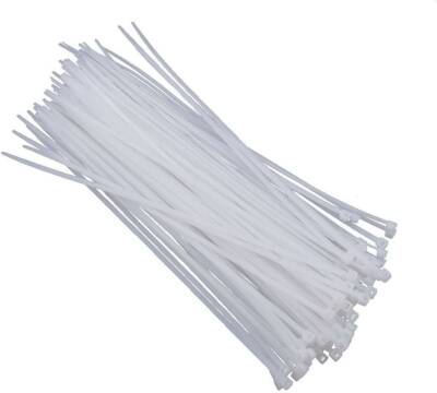3.6mmx300mm Kablo Bağı Beyaz - 100 Adet