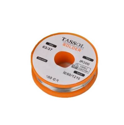 Tassol 0.75 mm 100gr Lehim Teli (%63 Kalay / %37 Kurşun)