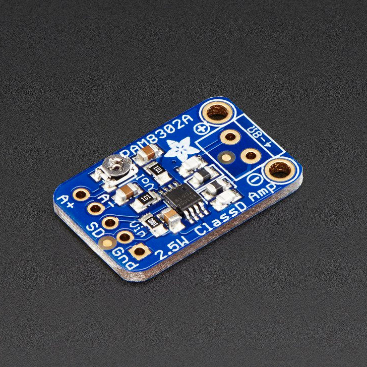 Adafruit Mono 2.5W Class D Audio Amplifier - PAM8302