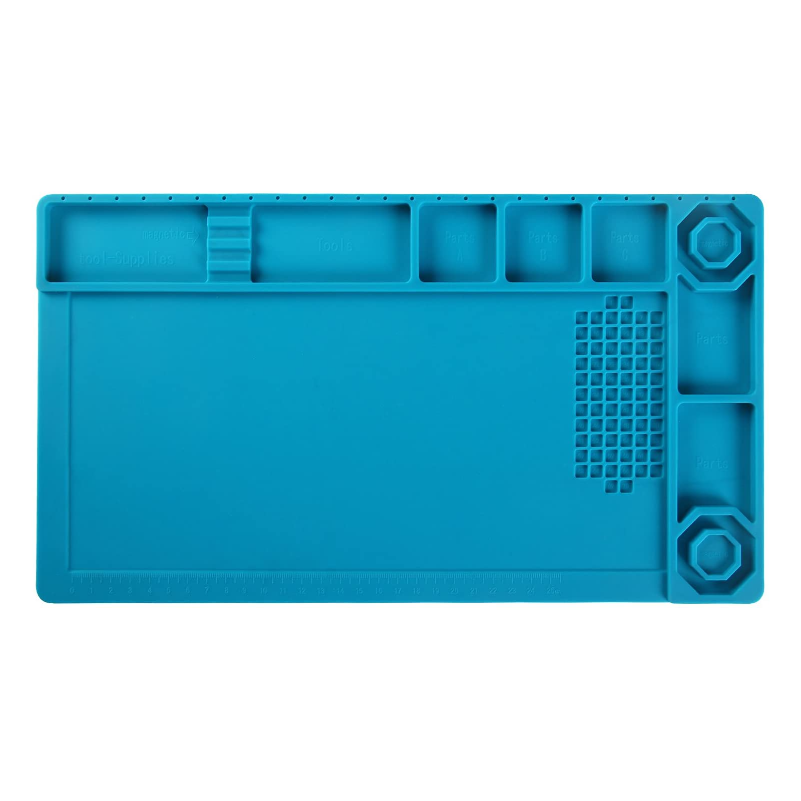 Silicone Soldering Mat, Heat Resistant, Blue